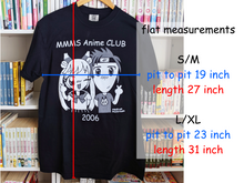 Load image into Gallery viewer, MMMS anime club 2006 t shirt