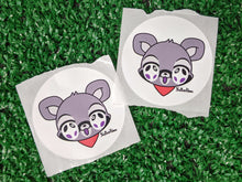 Load image into Gallery viewer, haunted theme park raccoon sticker