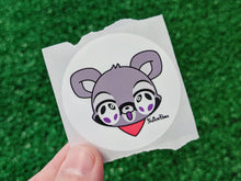 Load image into Gallery viewer, haunted theme park raccoon sticker