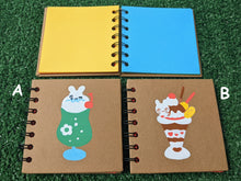 Load image into Gallery viewer, handmade retro dessert multicolored notebook