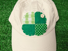Load image into Gallery viewer, clover embroidered hat (tan)