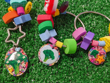 Load image into Gallery viewer, broccoli and sprinkles handmade doodad