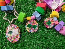 Load image into Gallery viewer, broccoli and sprinkles handmade doodad