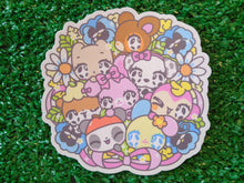 Load image into Gallery viewer, rare critter besties wreath waterproof sticker