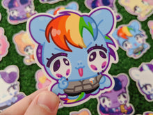 Load image into Gallery viewer, magic pony friend group waterproof sticker