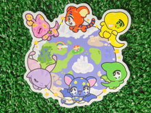 Load image into Gallery viewer, virtual pet world XL vinyl sticker
