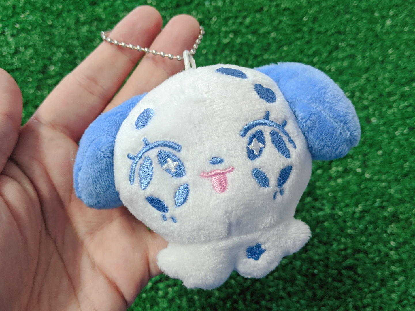 dalmatian plush keychain