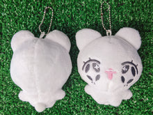 Load image into Gallery viewer, white rabbit plush keychain
