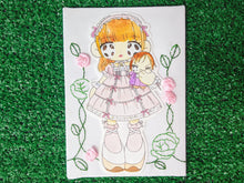 Load image into Gallery viewer, momoko original mixed media painting
