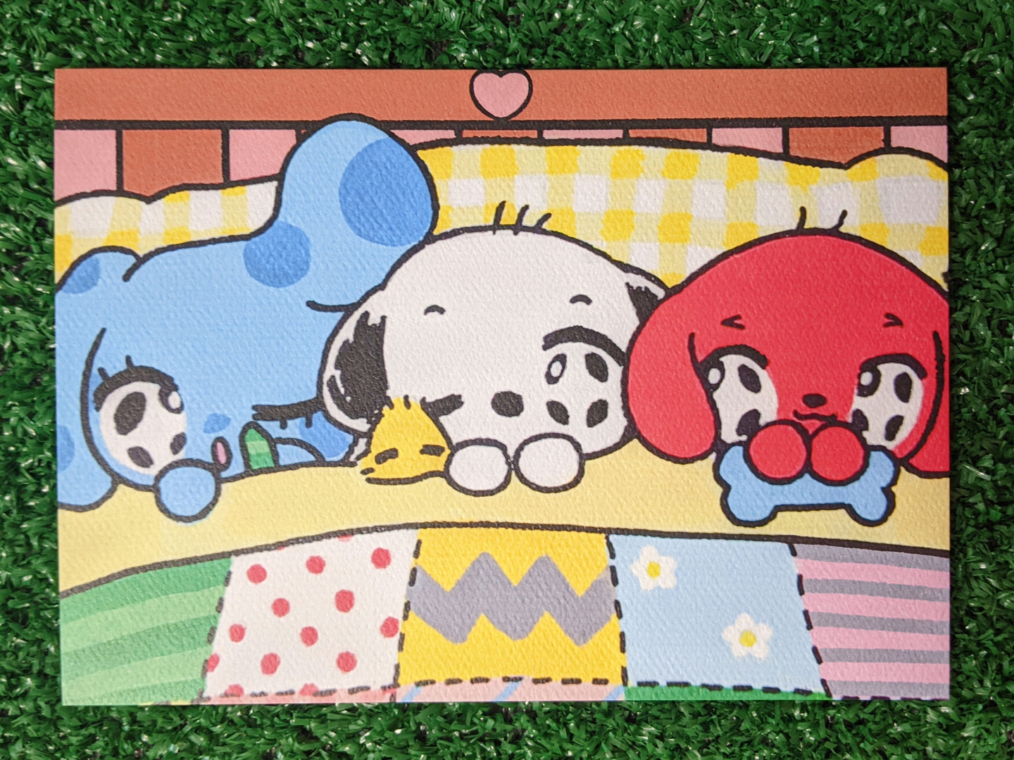nostalgic puppy bedtime print