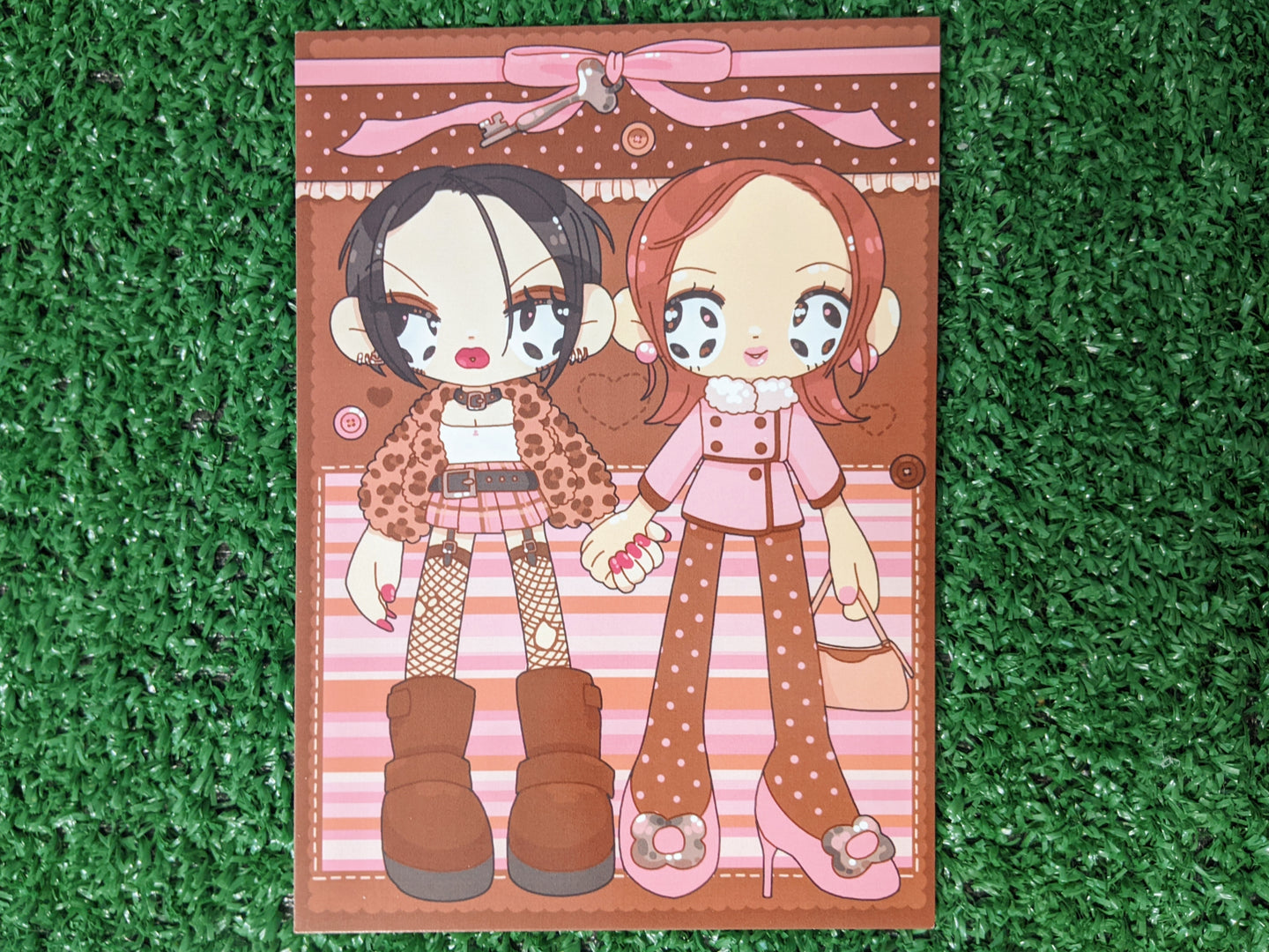 romantic choco nana print