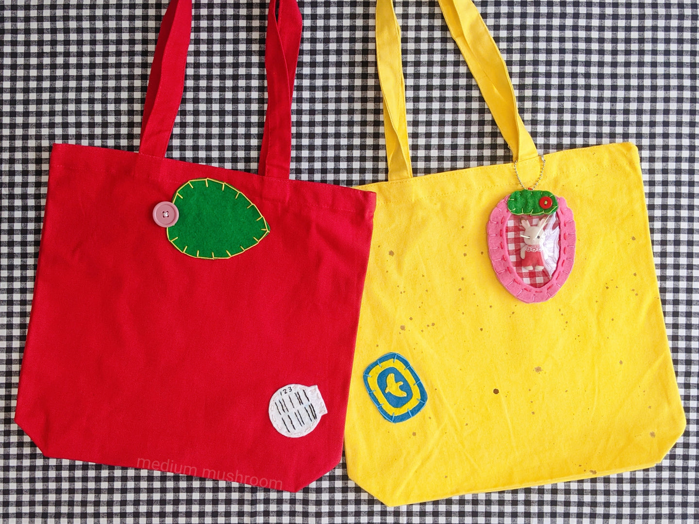 fruity tote bag