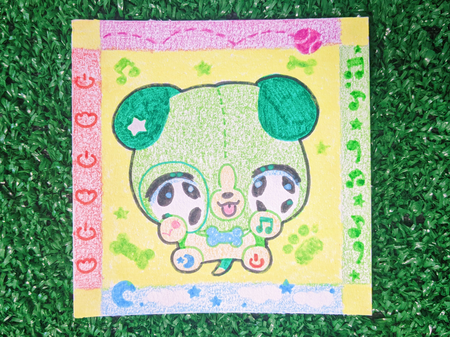 smarty paws original drawing