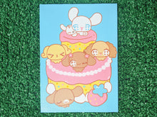 Load image into Gallery viewer, cinnamon cafe cake original painting
