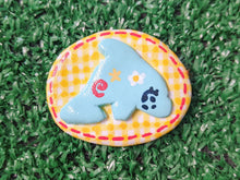 Load image into Gallery viewer, dolphin plaque handmade pin
