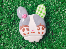 Load image into Gallery viewer, sweet memory bunny handmade pin
