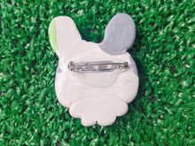 Load image into Gallery viewer, sweet memory bunny handmade pin
