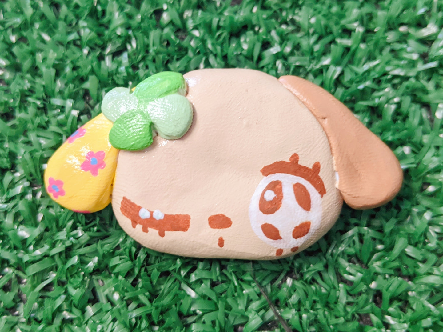 sweet memory puppy handmade pin