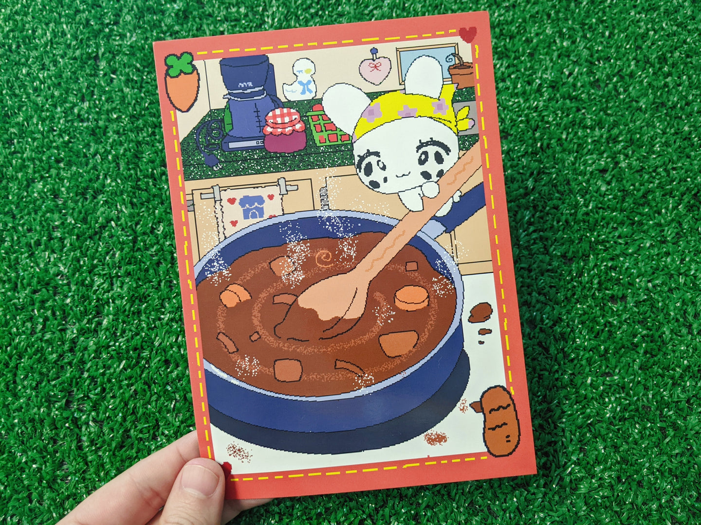comforting curry print