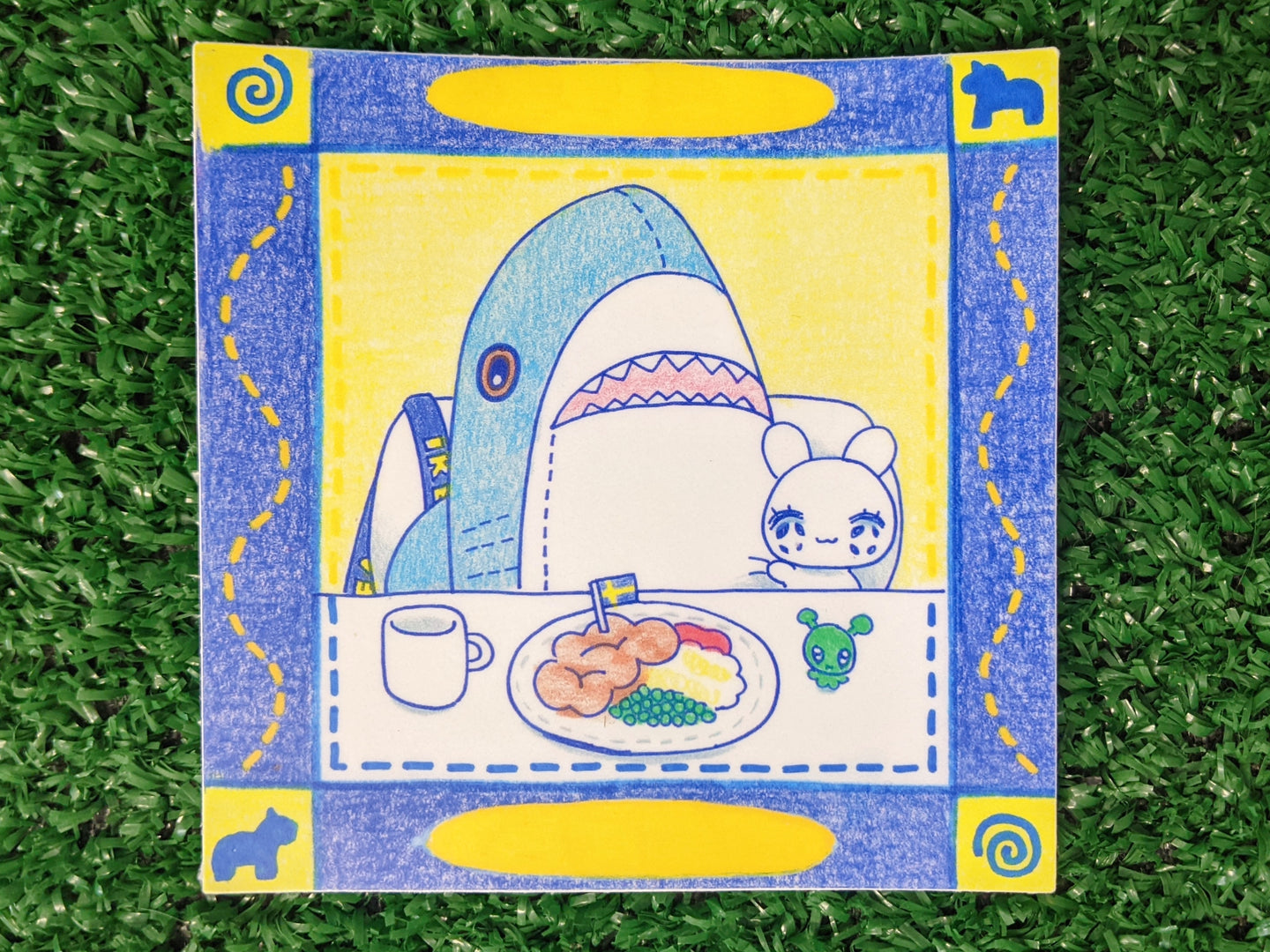 swedish furniture store waterproof sticker