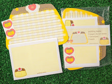 Load image into Gallery viewer, pudding die cut memo letter set
