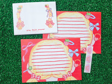 Load image into Gallery viewer, pig tail memo letter set
