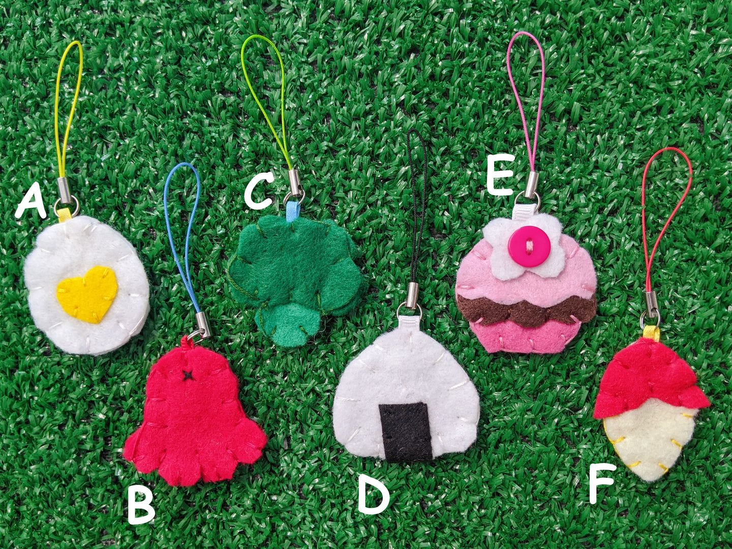 handmade snack phone charm