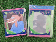 Load image into Gallery viewer, "sweet pea" pvc pouch keychain
