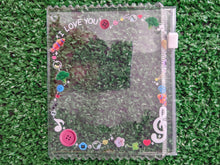 Load image into Gallery viewer, cluttered clover pvc pouch keychain
