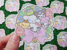 Load image into Gallery viewer, kawaii critter besties waterproof sticker
