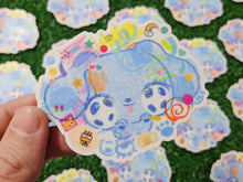 Load image into Gallery viewer, creative blue puppy waterproof sticker
