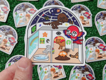 Load image into Gallery viewer, utopian scholastic museum waterproof sticker
