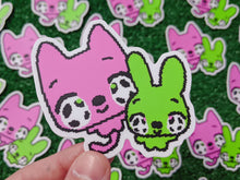 Load image into Gallery viewer, greeting card besties waterproof sticker
