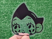 Load image into Gallery viewer, classic atom hero clear waterproof sticker
