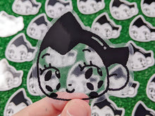 Load image into Gallery viewer, classic atom hero clear waterproof sticker

