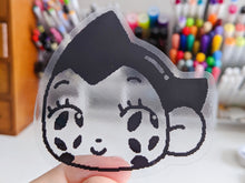 Load image into Gallery viewer, classic atom hero clear waterproof sticker
