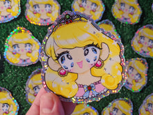 Load image into Gallery viewer, shoujo princess holographic vinyl sticker

