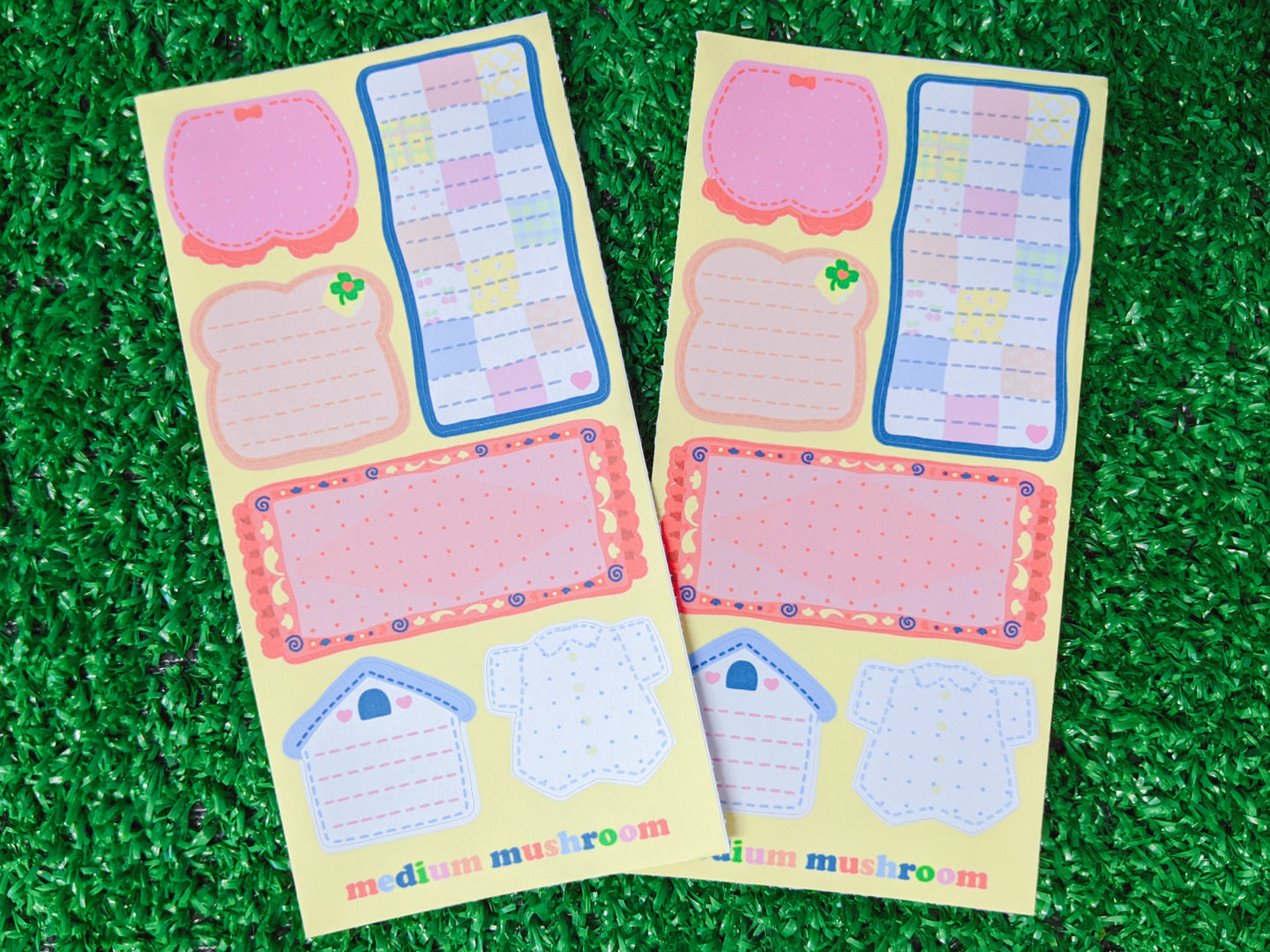 home goods matte diary sticker sheet