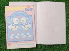 Load image into Gallery viewer, country blue bow geese notebook
