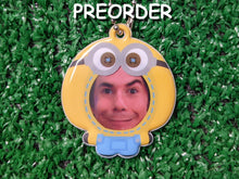 Load image into Gallery viewer, PREORDER little guy photo holder keychain "my little minion"
