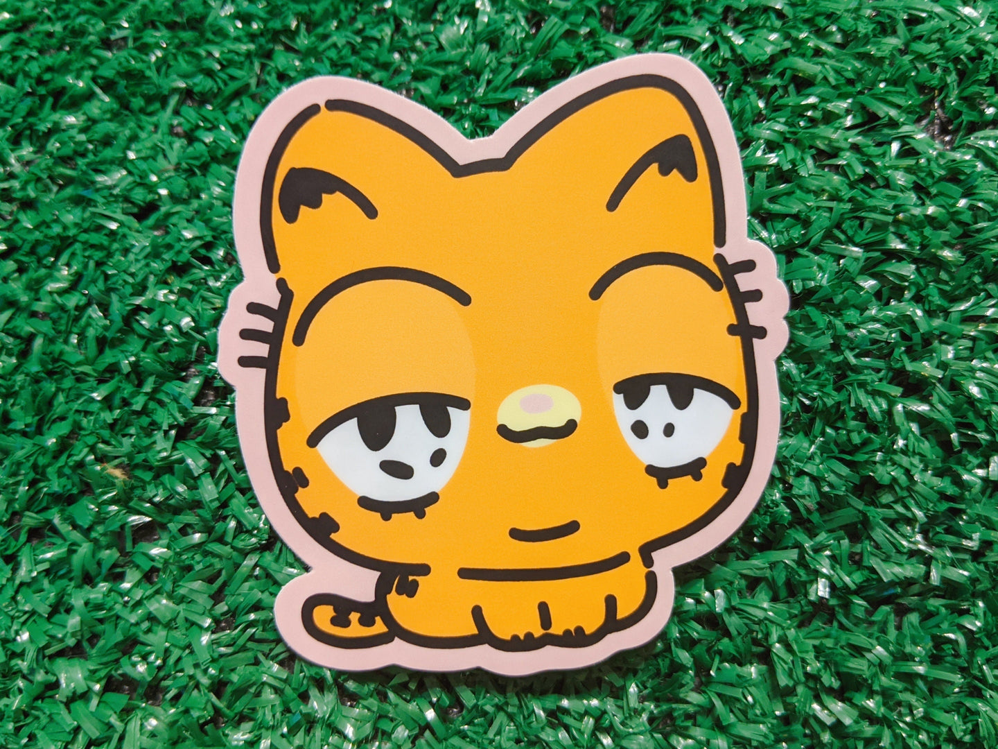 lasagna cat waterproof sticker